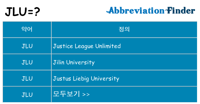 jlu 대 한 무엇을 서가