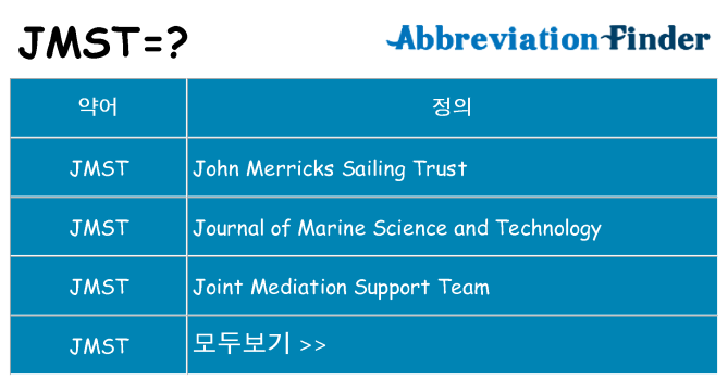 jmst 대 한 무엇을 서가