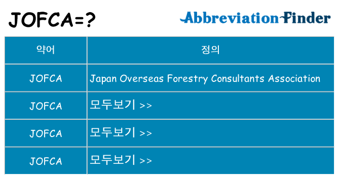 jofca 대 한 무엇을 서가