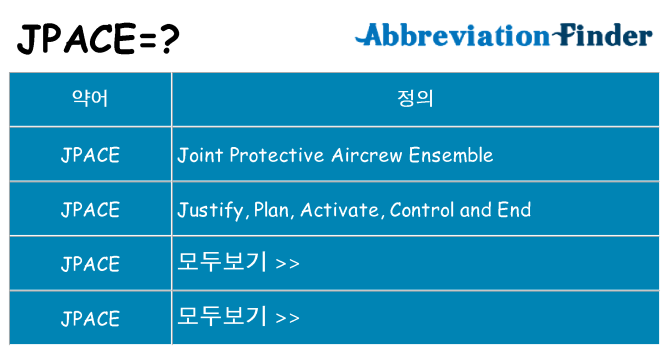 jpace 대 한 무엇을 서가