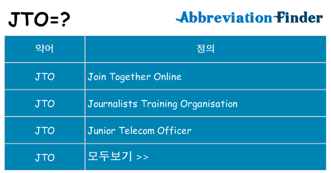 jto 대 한 무엇을 서가