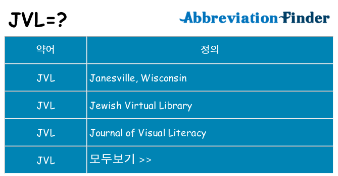 jvl 대 한 무엇을 서가