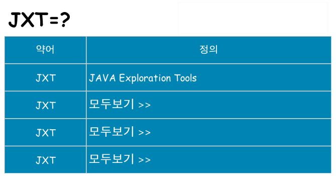 jxt 대 한 무엇을 서가