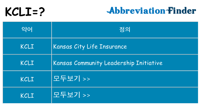 kcli 대 한 무엇을 서가