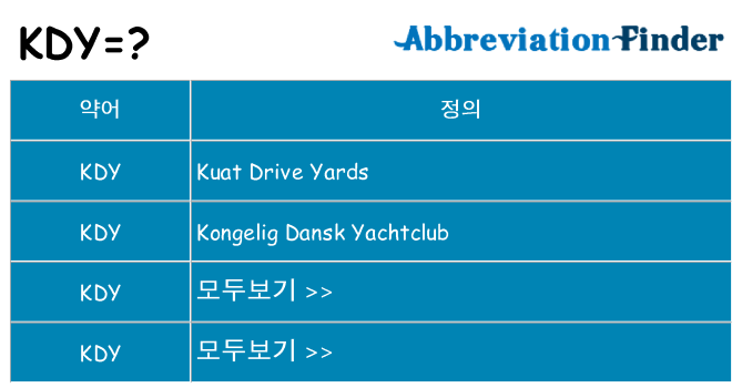 kdy 대 한 무엇을 서가
