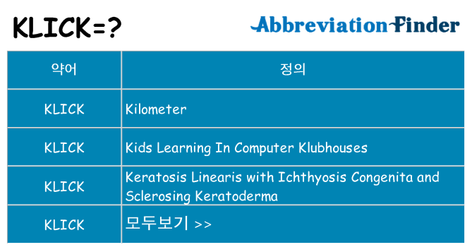 klick 대 한 무엇을 서가