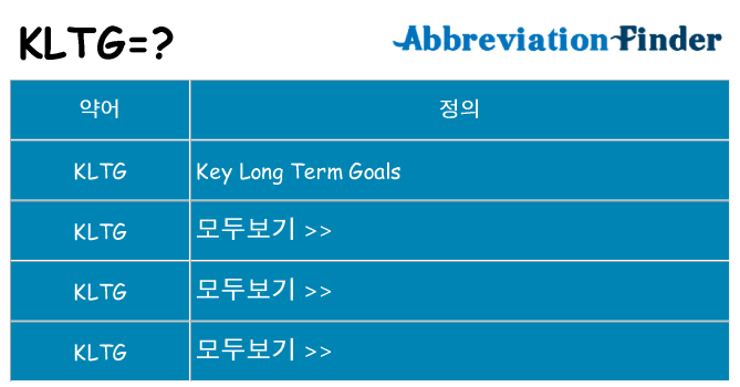 kltg 대 한 무엇을 서가