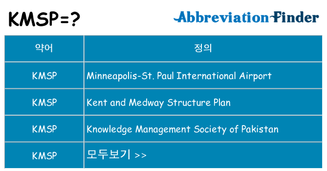 kmsp 대 한 무엇을 서가