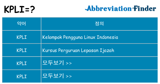 kpli 대 한 무엇을 서가