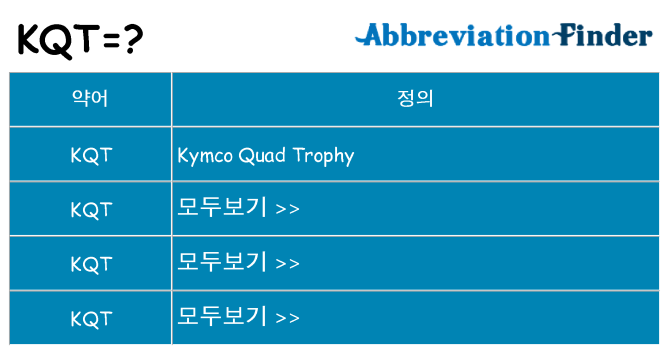 kqt 대 한 무엇을 서가