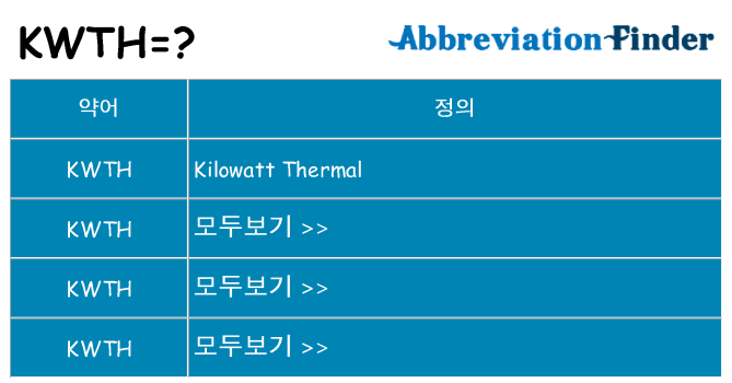 kwth 대 한 무엇을 서가