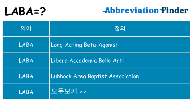 laba 대 한 무엇을 서가