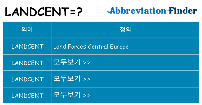 landcent 대 한 무엇을 서가