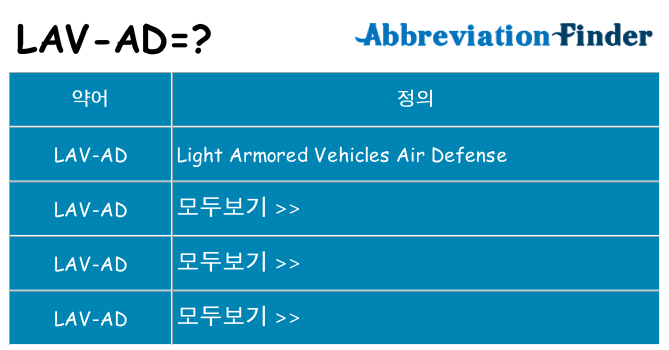 lav-ad 대 한 무엇을 서가