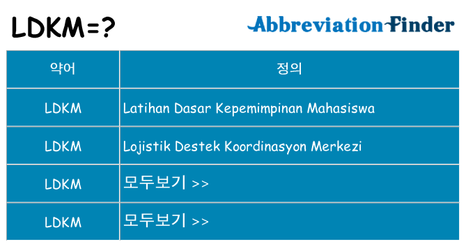 ldkm 대 한 무엇을 서가