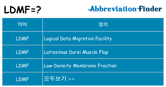 ldmf 대 한 무엇을 서가