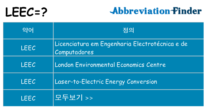 leec 대 한 무엇을 서가