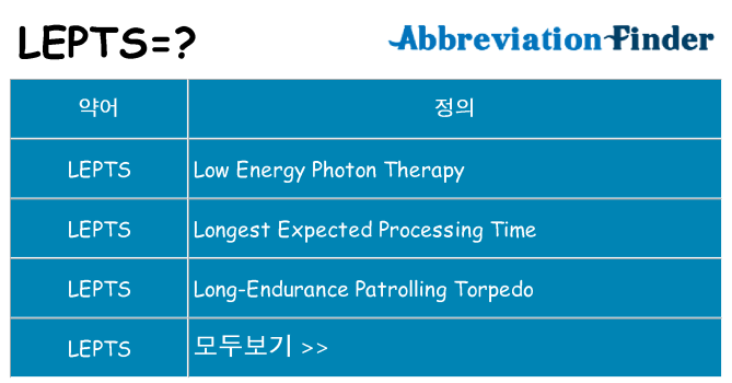 lepts 대 한 무엇을 서가