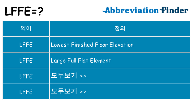 lffe 대 한 무엇을 서가