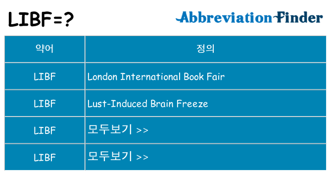 libf 대 한 무엇을 서가