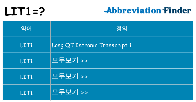 lit1 대 한 무엇을 서가