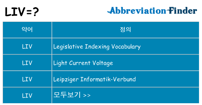 liv 대 한 무엇을 서가