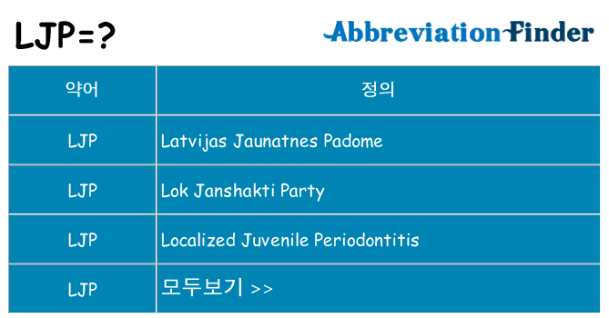 ljp 대 한 무엇을 서가