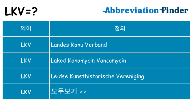 lkv 대 한 무엇을 서가