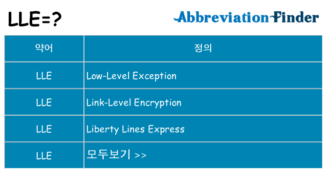 lle 대 한 무엇을 서가