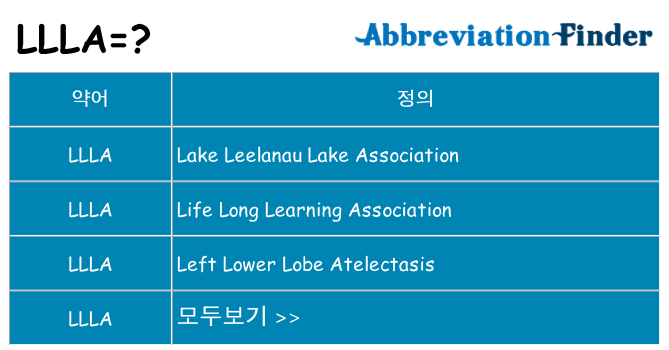 llla 대 한 무엇을 서가