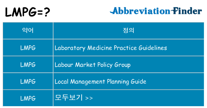 lmpg 대 한 무엇을 서가