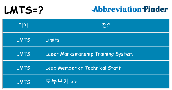 lmts 대 한 무엇을 서가