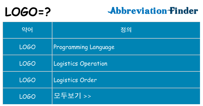 logo 대 한 무엇을 서가