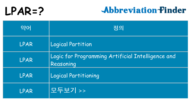 lpar 대 한 무엇을 서가