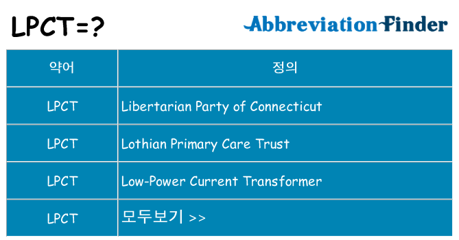 lpct 대 한 무엇을 서가