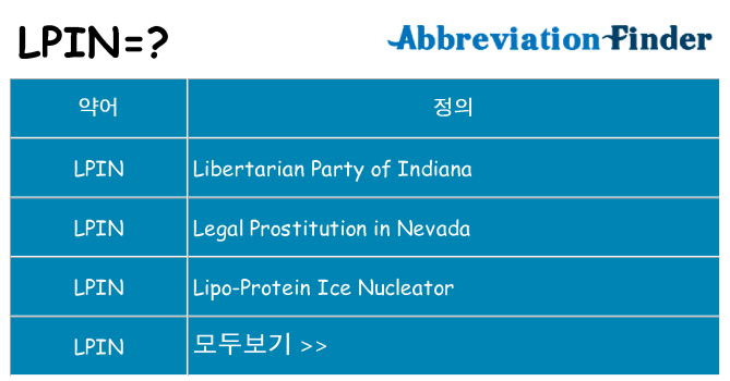 lpin 대 한 무엇을 서가