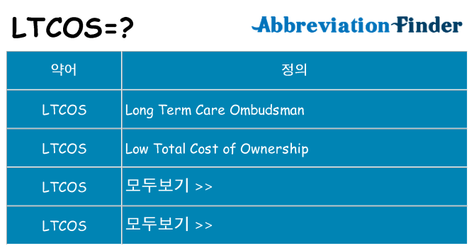 ltcos 대 한 무엇을 서가