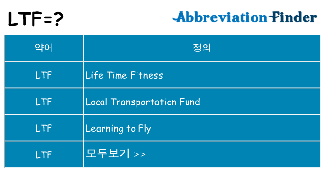 ltf 대 한 무엇을 서가