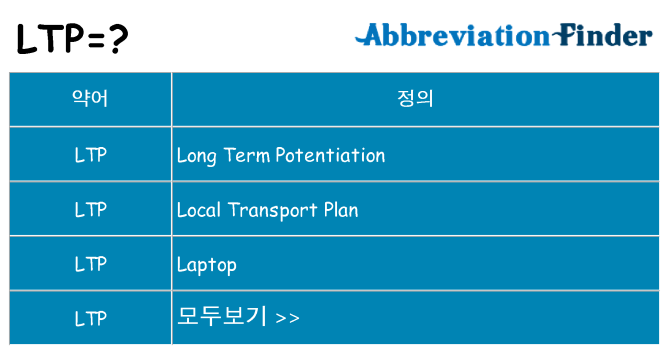 ltp 대 한 무엇을 서가