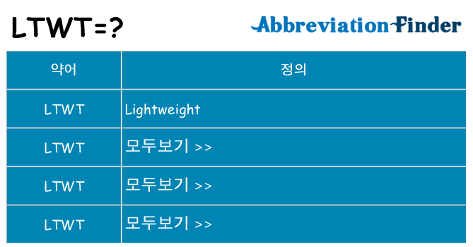 ltwt 대 한 무엇을 서가