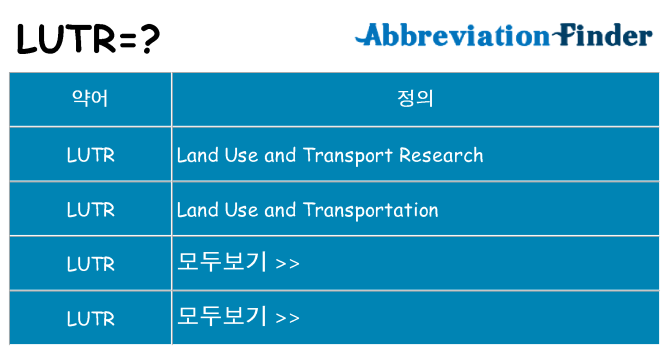 lutr 대 한 무엇을 서가
