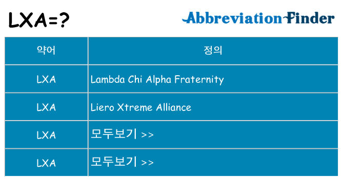 lxa 대 한 무엇을 서가