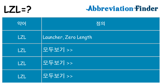 lzl 대 한 무엇을 서가