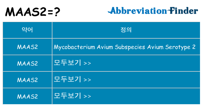 maas2 대 한 무엇을 서가