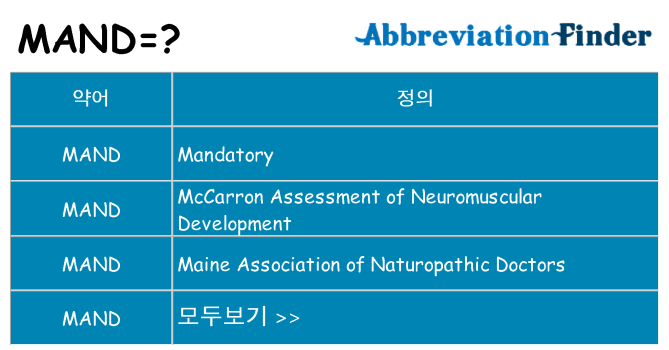 mand 대 한 무엇을 서가