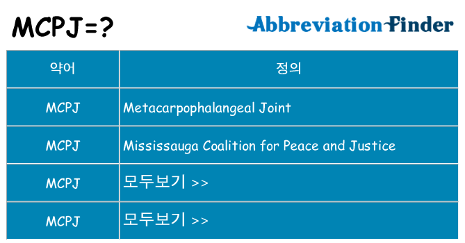 mcpj 대 한 무엇을 서가