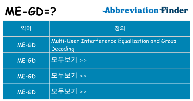 me-gd 대 한 무엇을 서가