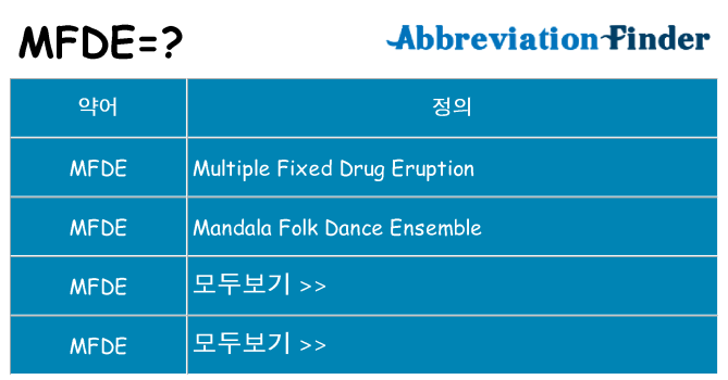 mfde 대 한 무엇을 서가