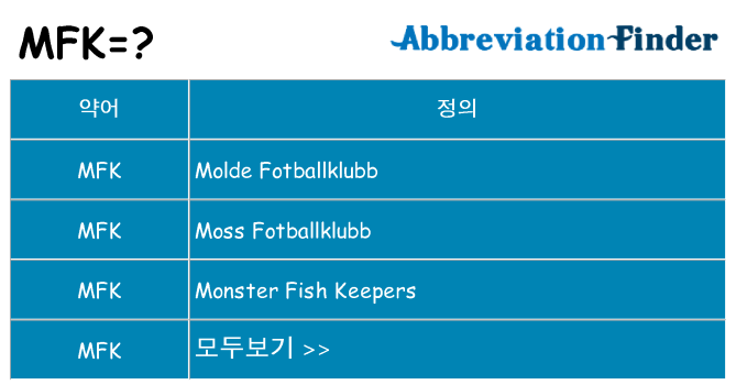 mfk 대 한 무엇을 서가