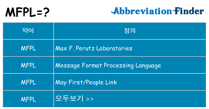mfpl 대 한 무엇을 서가